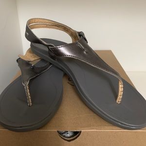 Olukai ‘Eheu Comfort Sandals Pewter